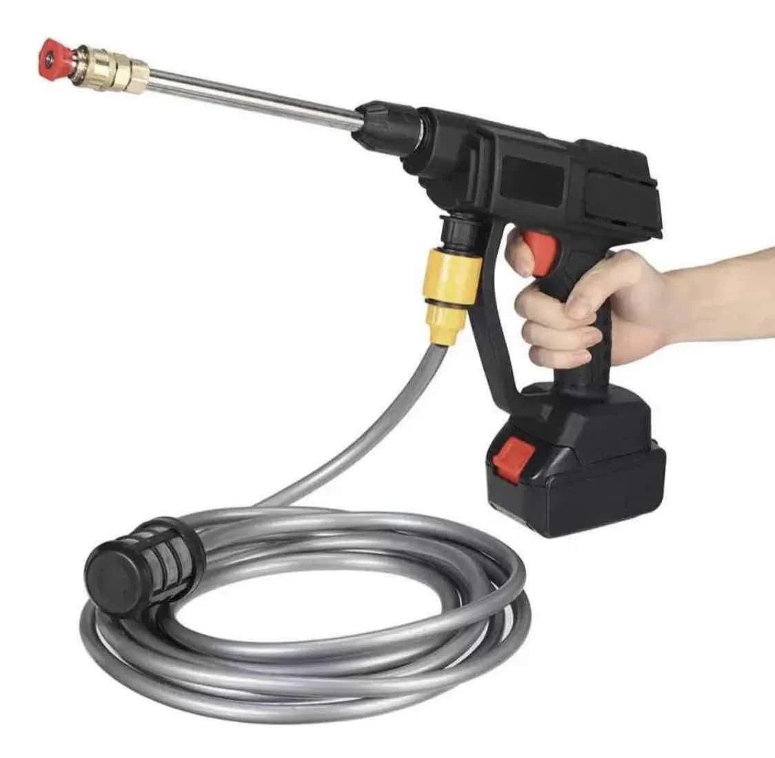 Akumulatorski pištolj za pranje, čišćenje i tuširanje 48V