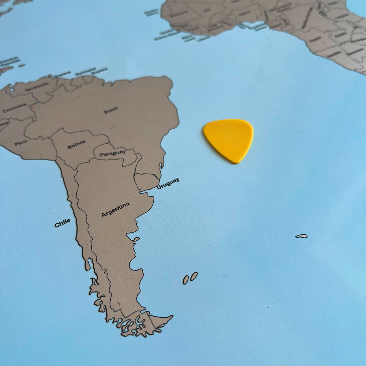 Greb-greb karta sveta (80cm x 60cm)