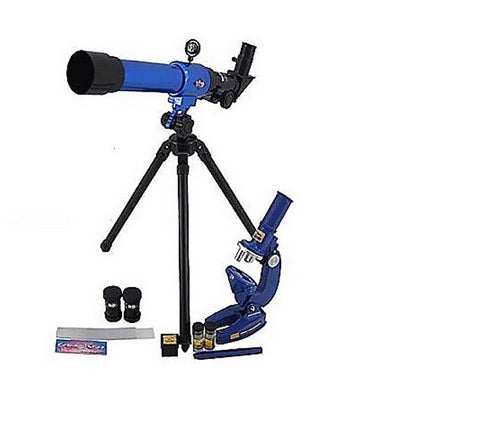 2u1 set za male istazivace teleskop i mikroskop