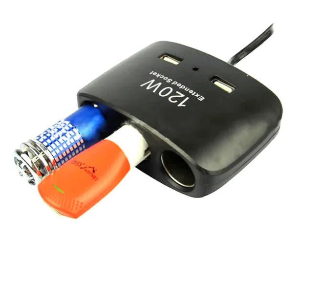 3 Uti?nice za Auto + 2 USB Ulaza - Efikasno Napajanje Tokom Putovanja