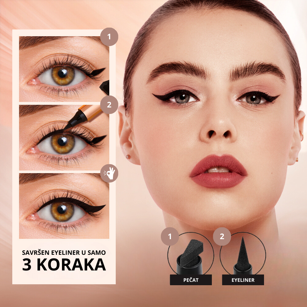 PerfectWing - Dvostrana vodootporna eyeliner olovka
