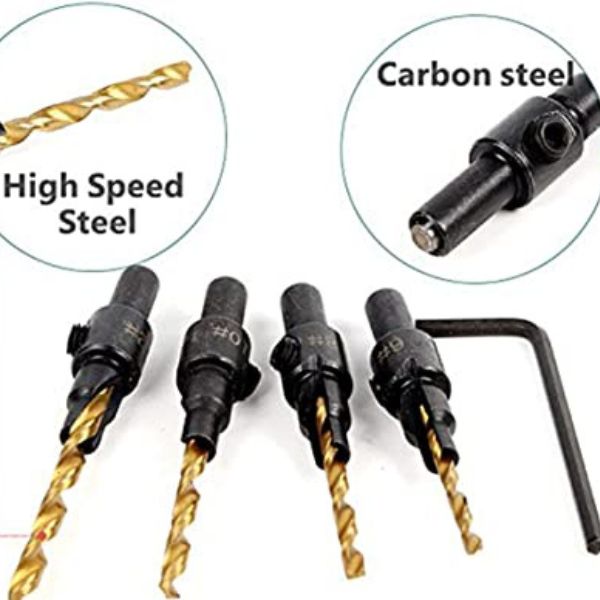 Alat za bušenje i utiskivanje glava vijaka – 6 komada