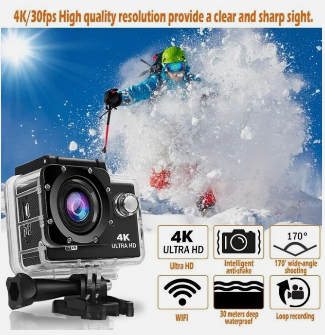 4K Sports Wifi Akciona Kamera
