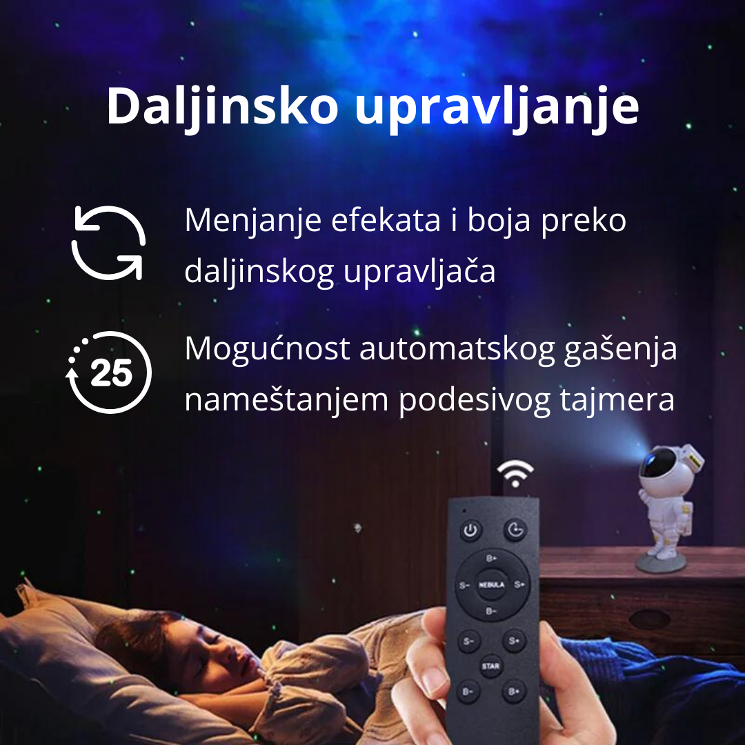 SpaceMan - Astronaut LED projektor