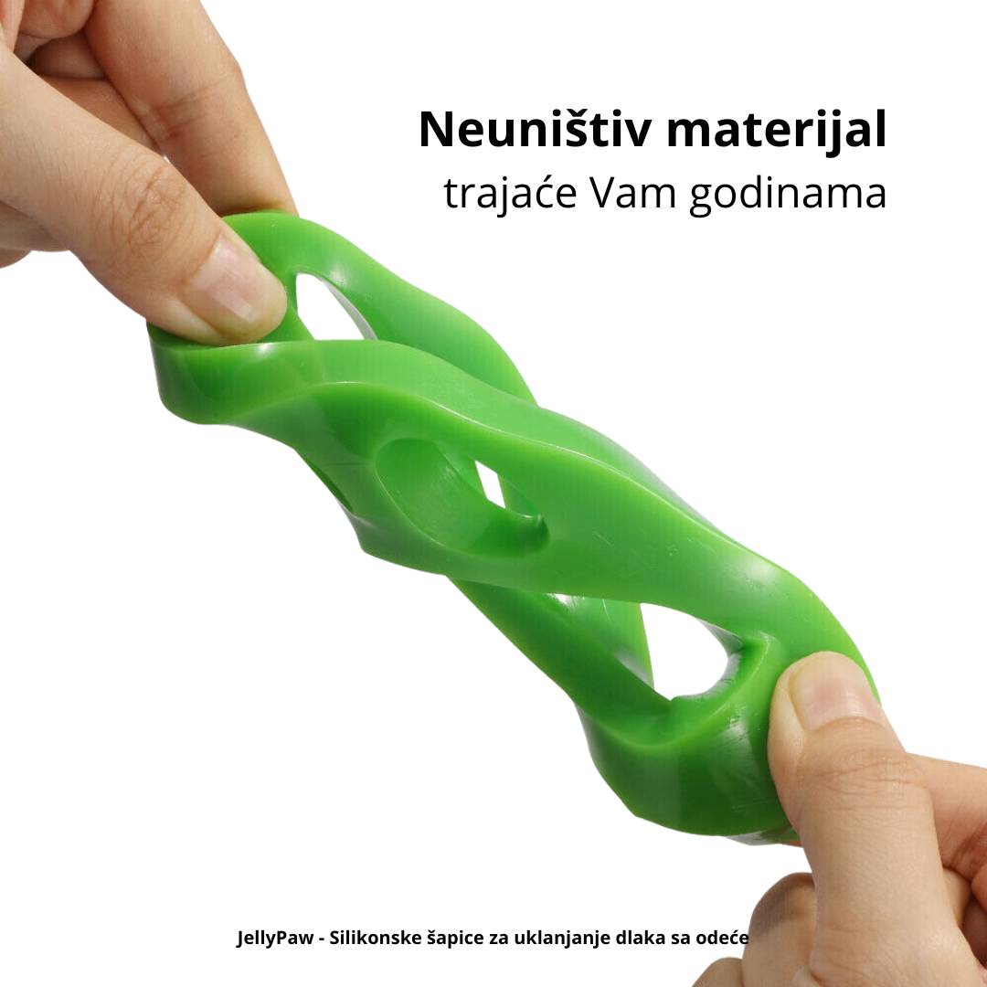 JellyPaw - Silikonske šapice za uklanjanje dlaka sa ode?e i nameštaja (2 komada)