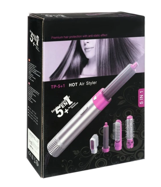5 u 1 Multifunkcionalna Vruća Četka za Kosu sa Sušačem i Uvijačem za Kosu