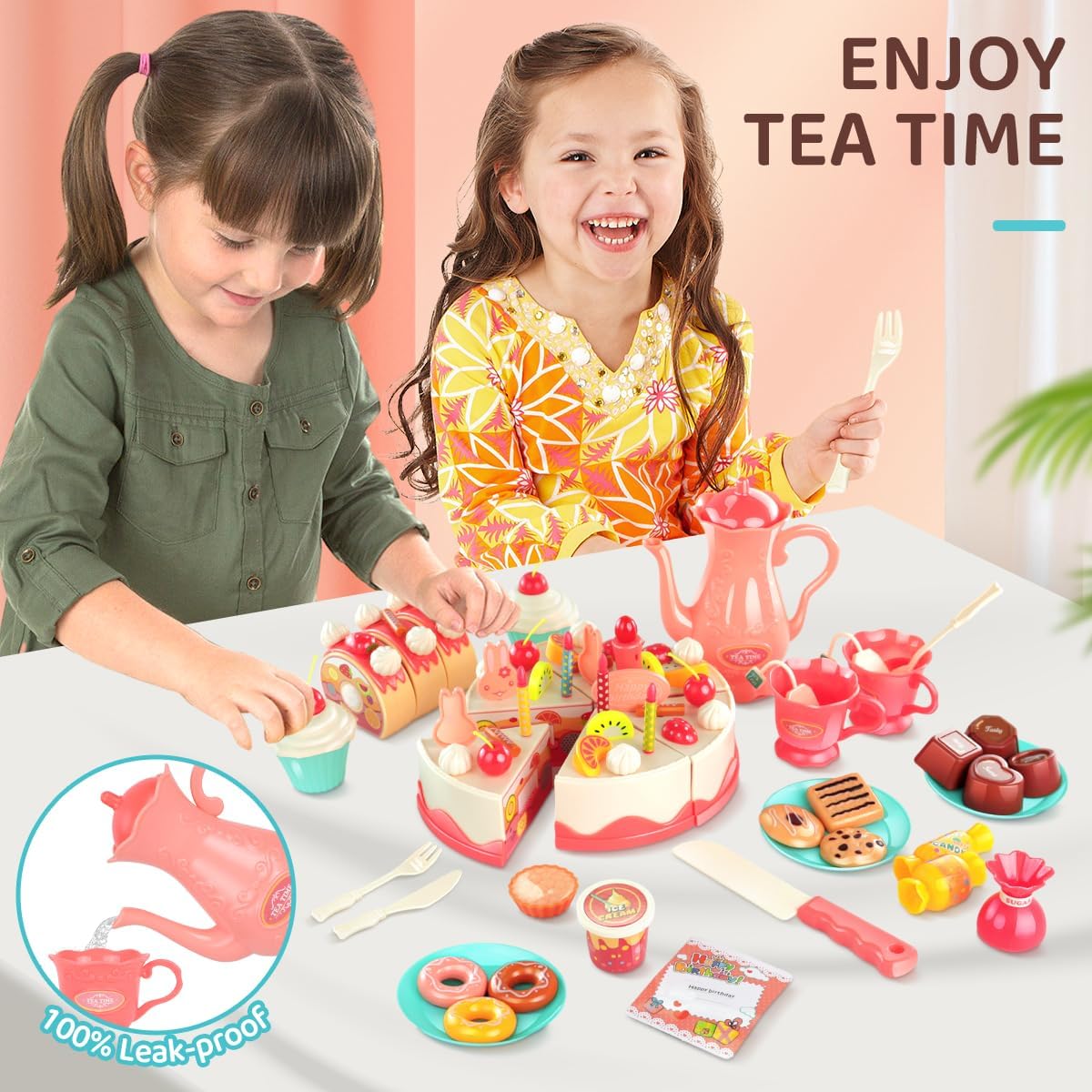 Servis za čaj za devojčice - pribor za čajanku