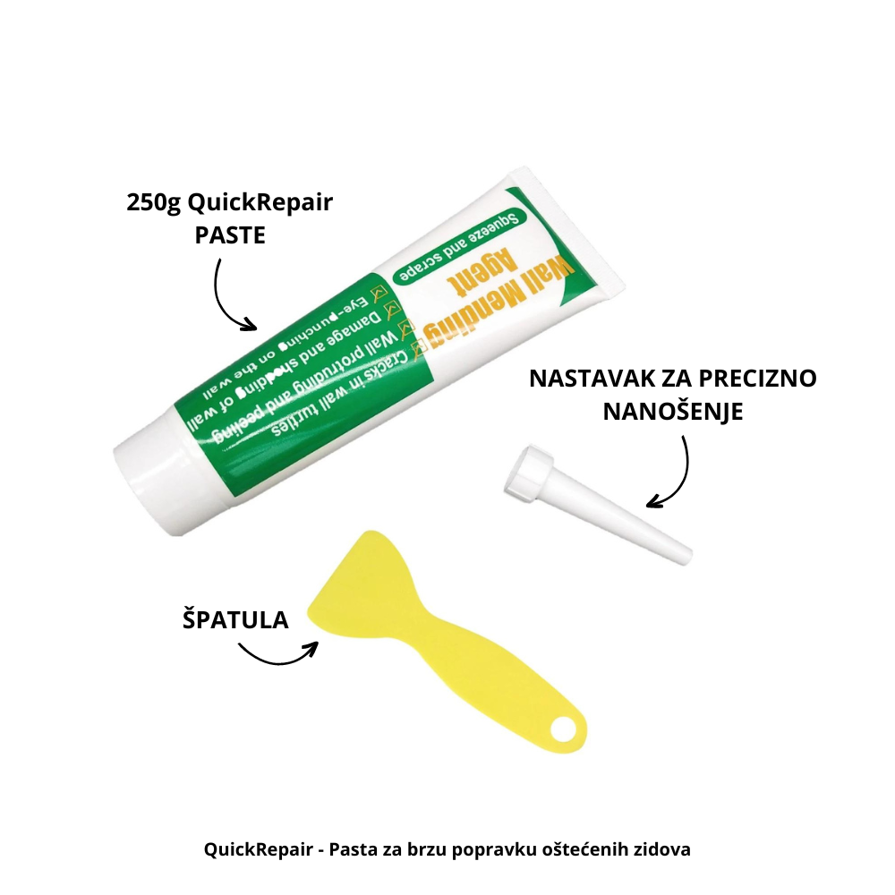 QuickRepair - Pasta za brzu popravku ošte?enih zidova