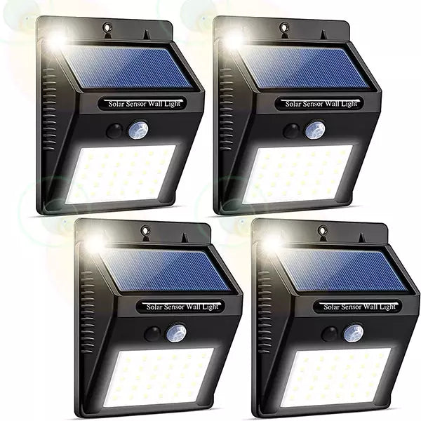 4 Solarne LED reflektorske lampe sa 30 dioda