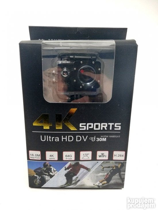 Akciona kamera 4K WIFI Ultra HD