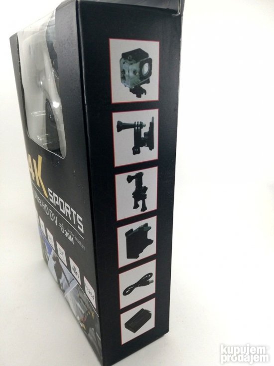 Akciona kamera 4K WIFI Ultra HD