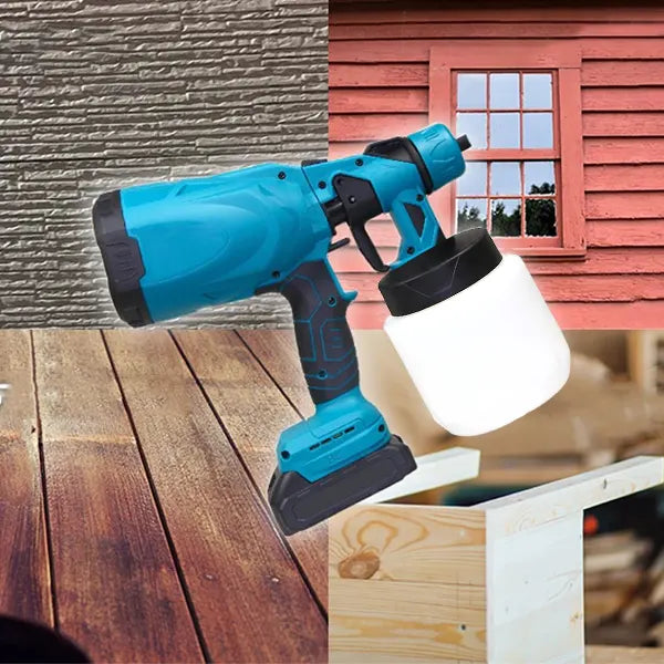 Акумулаторски пиштол за бојање са две батерије