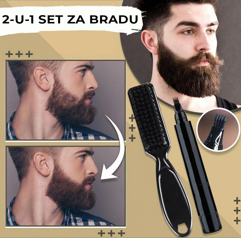 2-U-1 set za bradu