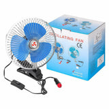 Ventilator za vozilo sa štipaljkom za pričvršćivanje u kabini.