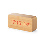 Digitalni drveni alarm sat – Bez