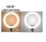 LED ring svetlo namenjeno osvetljavanju fotografija i snimaka.