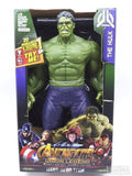 Akcijska igračka predstavlja Neverovatnog Hulka iz sage Avengers.