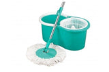 Spin mop sa kofom koja ima funkciju rotiranja i ceđenja, podesivom šipkom i mikrofiber ulošcima.