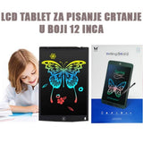 LCD tabla od 12 inča za pisanje i crtanje u boji.