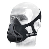 Maska za trening Phantom prikazana kao oprema za vežbanje respiratornih mišića.