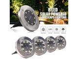 Aurevia Solarne lampe za dvoriste solarne disk lampe 4 komada – za dom i slobodno vreme