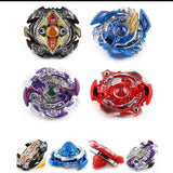 Komplet za Beyblade igru sa dva lansera i različitim potezačima.