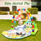 Ležaljka za bebe sa klavirom namenjenim muzičkoj igri.