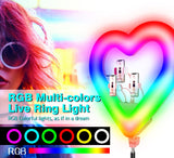 Lumora Ring svetlo 18 inca u obliku SRCA Ring light – za lakšu organizaciju