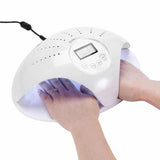 Prikazana je lampa za nokte sa UV/LED osvetljenjem.