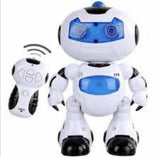 Robot igračka sa LED svetlom i funkcijama za pokret.