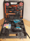 Solvique Makita aku srafilica 128v+busilica+cekic+Dve baterije+Pribor – za lakšu organizaciju