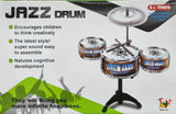 Set dečjih bubnjeva sa priborom za pričvršćivanje, namenjen muzičkoj igri.