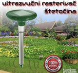 Solarni rasterivač otporan na vodu, kišu i sneg.
