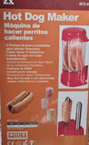 Kućni aparat za hot dog snage 450 W sa odvojivom posudom.
