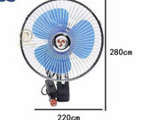 Ventilator za automobil sa mehanizmom za pomeranje levo-desno.