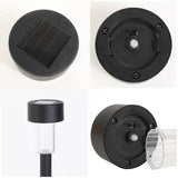 Solarna lampa sastavljena iz tri dela.