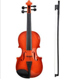 Drvena violina za decu prikazana je kao gudački instrument.