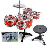 Set bubnjeva Jazz Drum sa stolicom, namenjen deci od 3 godine.