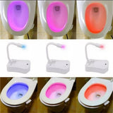 Noćno osvetljenje za WC šolju koje radi pomoću senzora.