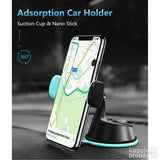 Rotirajući držač za mobilni telefon namenjen upotrebi u automobilu.
