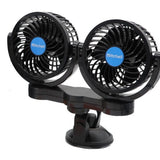 Električni dupli ventilator za vozilo