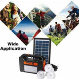 Solarni panel namenjen napajanju kompleta za osvetljenje.