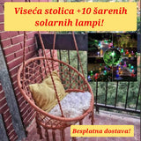 Viseća stolica-ljuljaška u ponudi boja i varijanti.