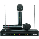 Dva bežična mikrofona namenjena za karaoke.