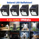 4 Solarna Led Reflektora sa 30 dioda solarni led reflektor led rasveta