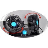 Solvique Dupli ventilator za auto 12v HX- T303 – za pouzdanu upotrebu na putu