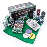 Veliki komplet za poker Texas Hold’em sa pratećom opremom za igru.