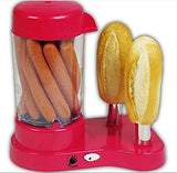 Električni aparat za hot dog sa grejačima za pecivo