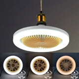 LED sijalica sa ventilatorom za E27 grlo prikazana kao plafonsko svetlo.