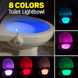 Električna lED lampa u boji za osvetljenje WC šolje